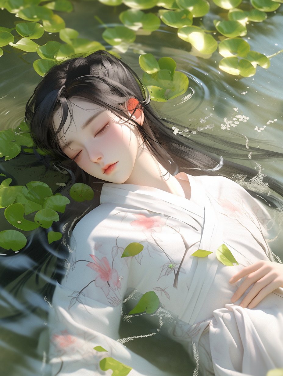 3D可爱国风美人图片免费下载