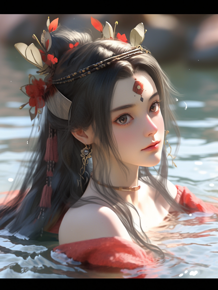 AI生成国风美人图片免费下载