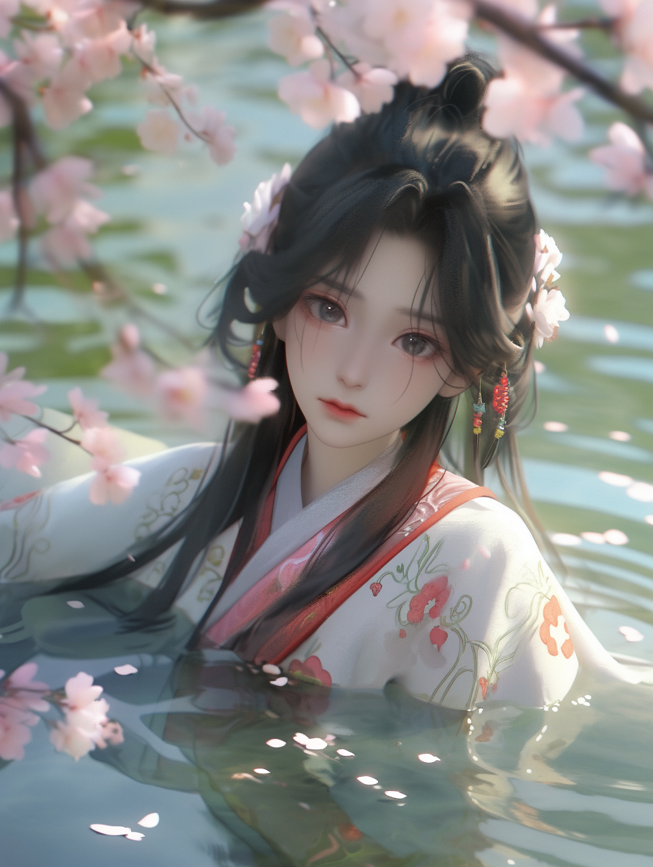 AI生成国风美人图片免费下载