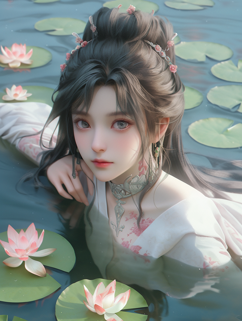 国风美人图片免费下载