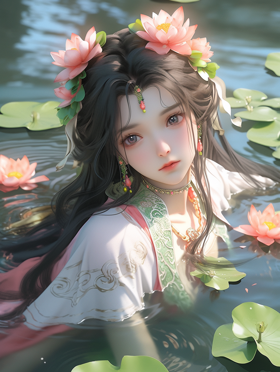 国风美人图片免费下载