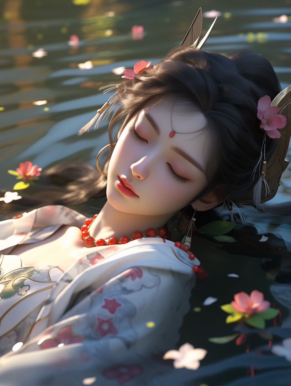 AI生成国风美人图片免费下载