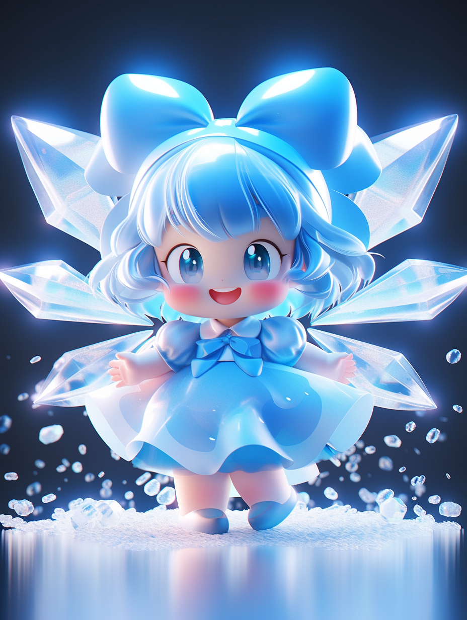 3D可爱迪士尼风格小女孩图片免费下载