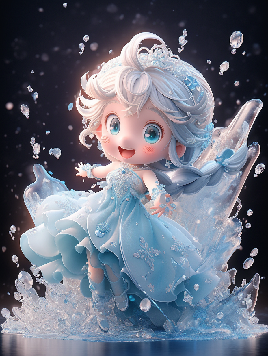 AI生成迪士尼风格小女孩图片免费下载