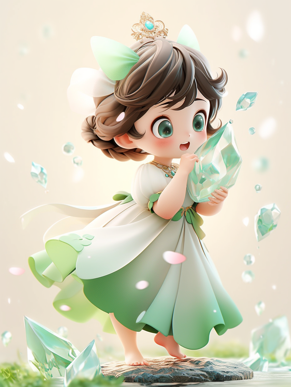 迪士尼风格小女孩手机壁纸图片下载