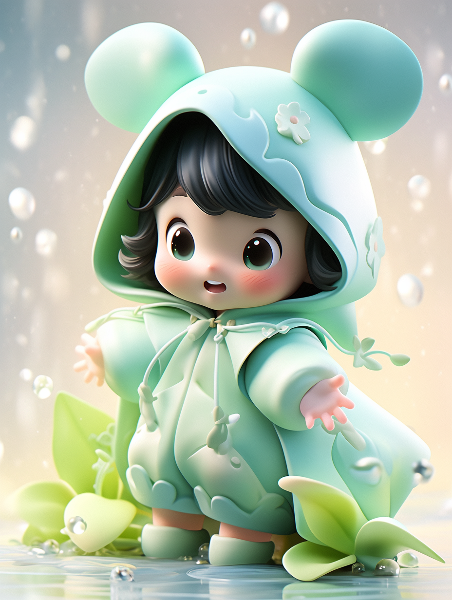 AI生成迪士尼风格小女孩图片免费下载