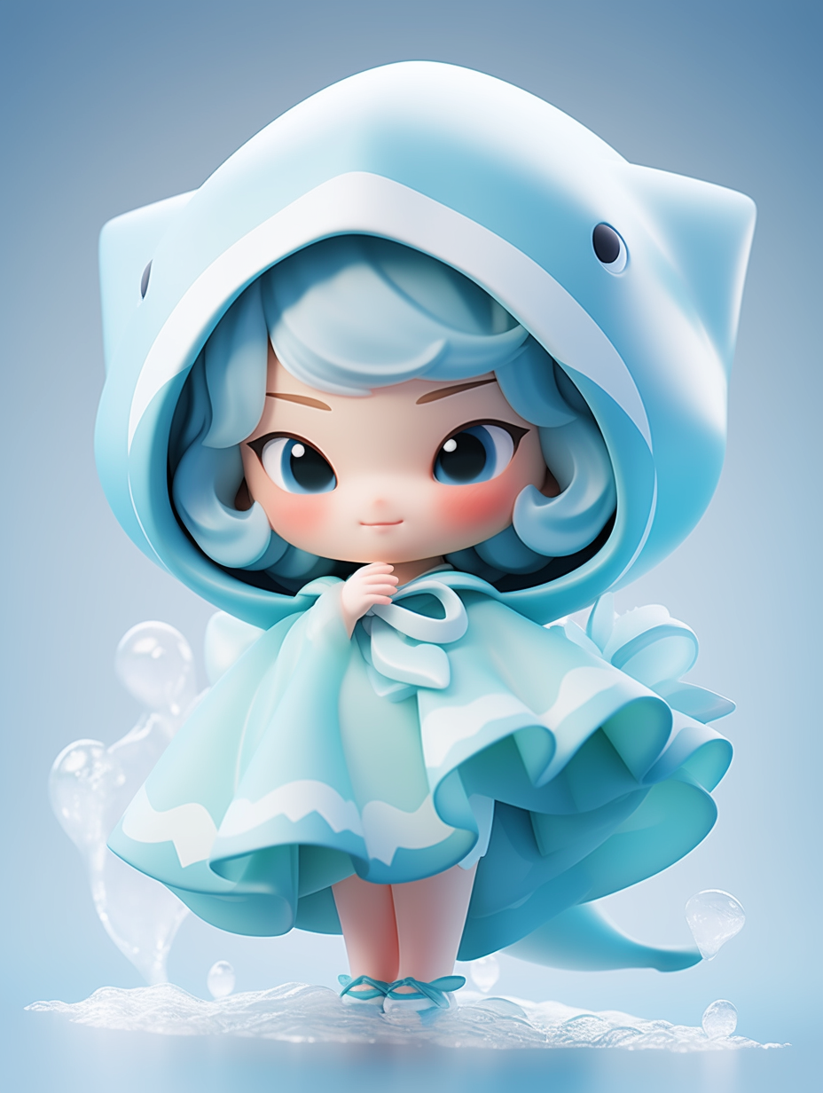 3D可爱迪士尼风格小女孩图片免费下载