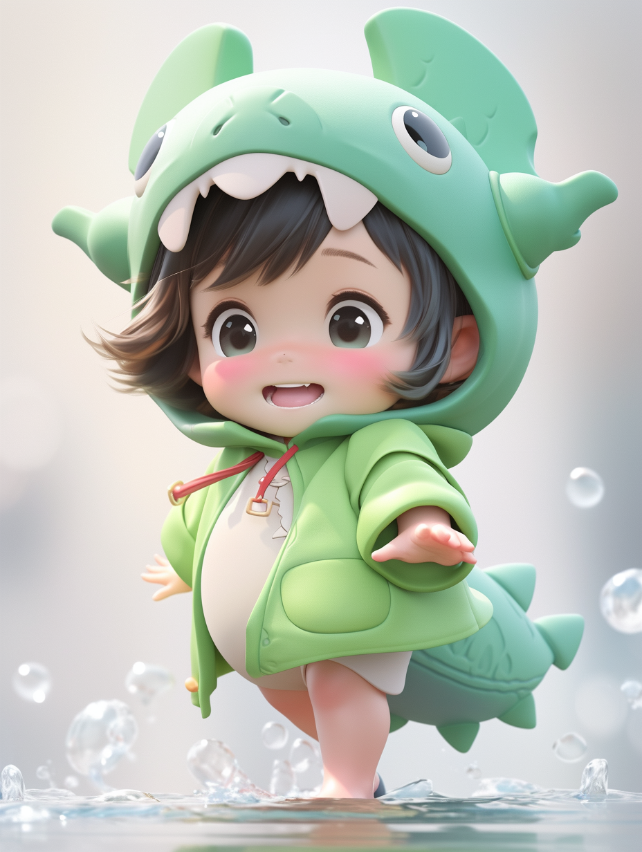 3d迪士尼风格小女孩图片免费下载