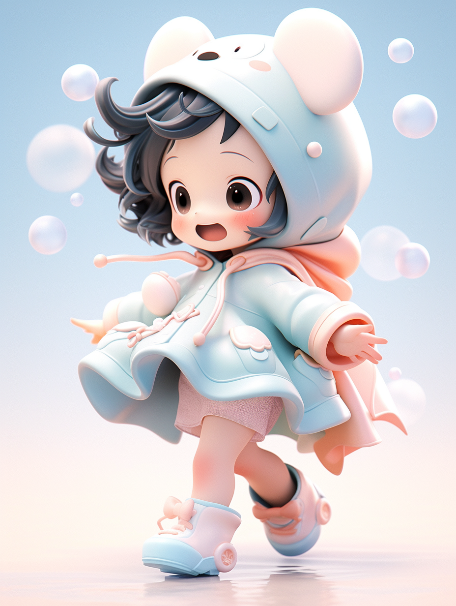 迪士尼风格小女孩手机壁纸图片下载