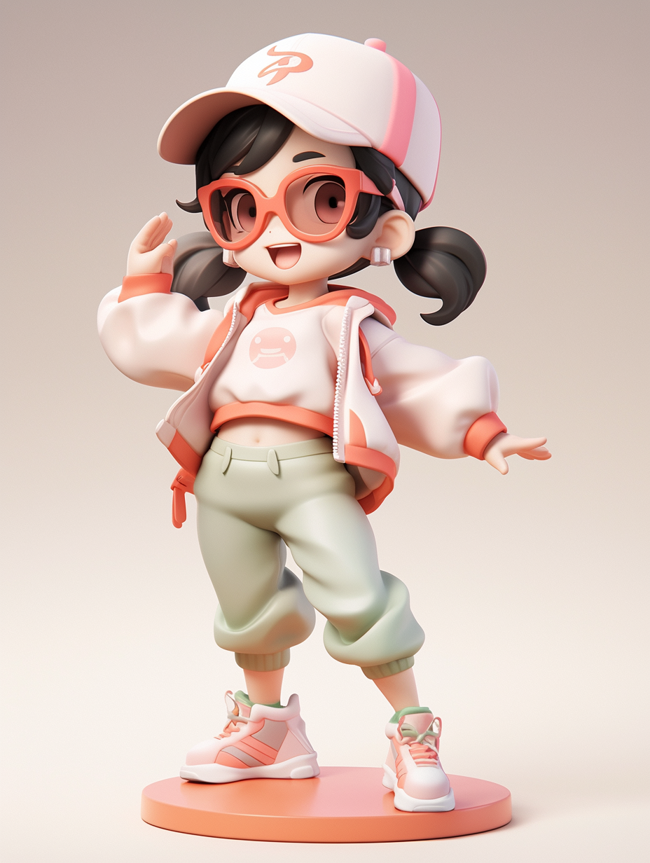 3d迪士尼风格小女孩图片免费下载