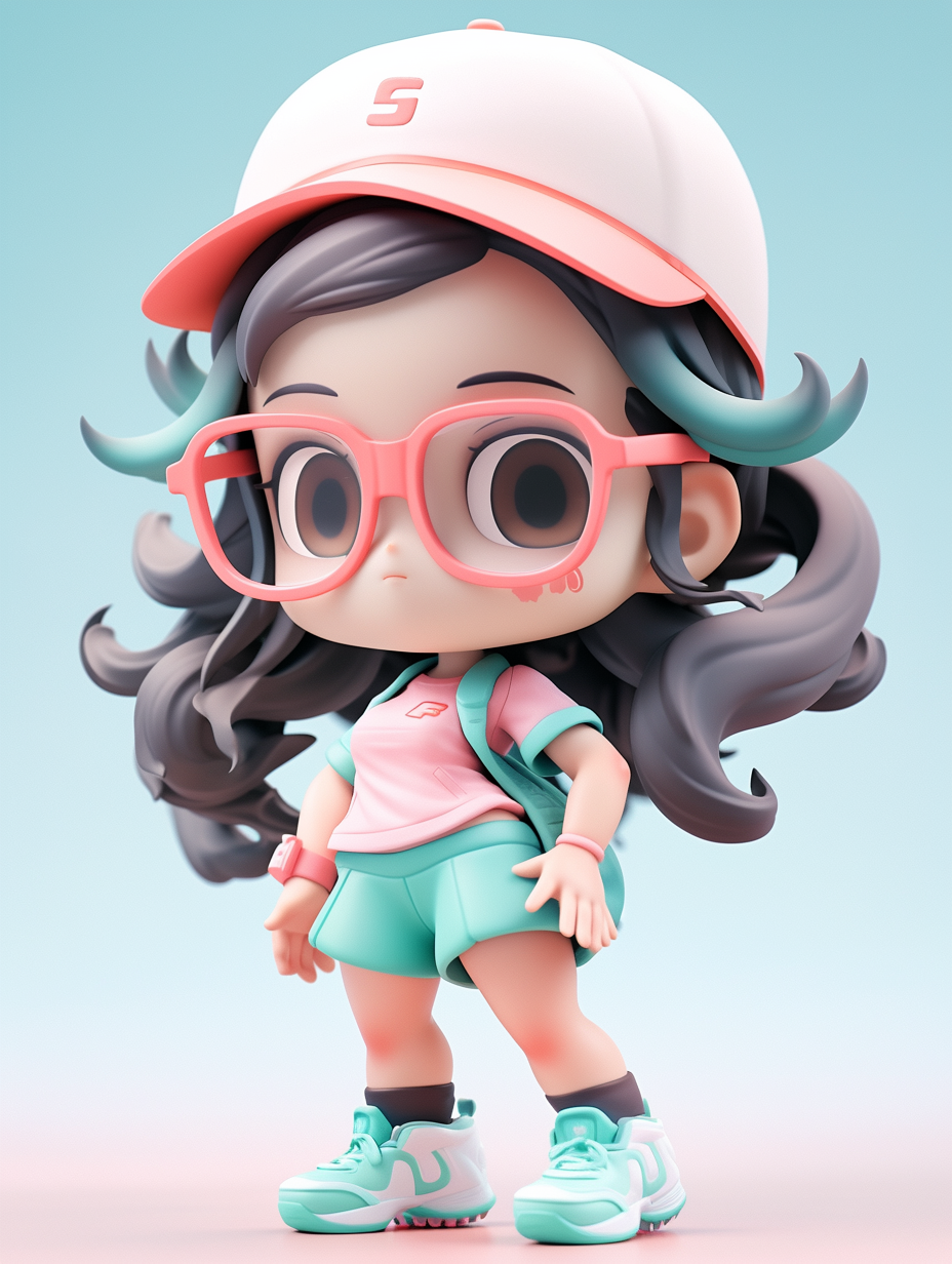 3d迪士尼风格小女孩图片免费下载