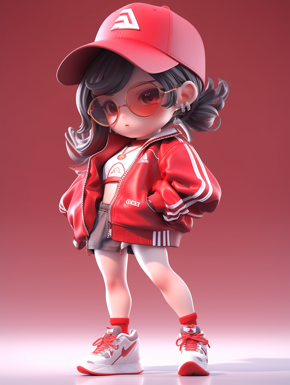 3d迪士尼风格小女孩图片免费下载