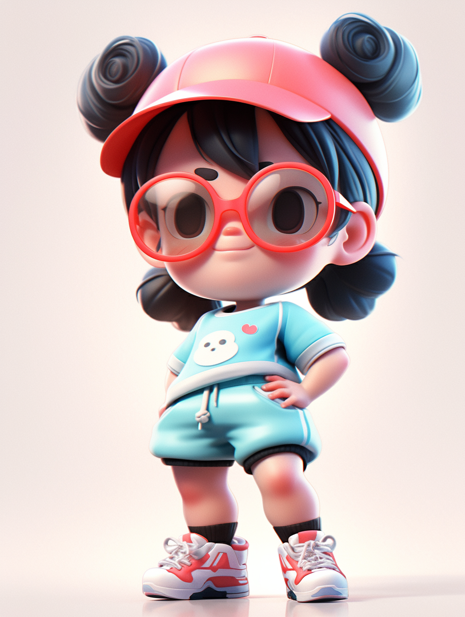 AI生成迪士尼风格小女孩图片免费下载