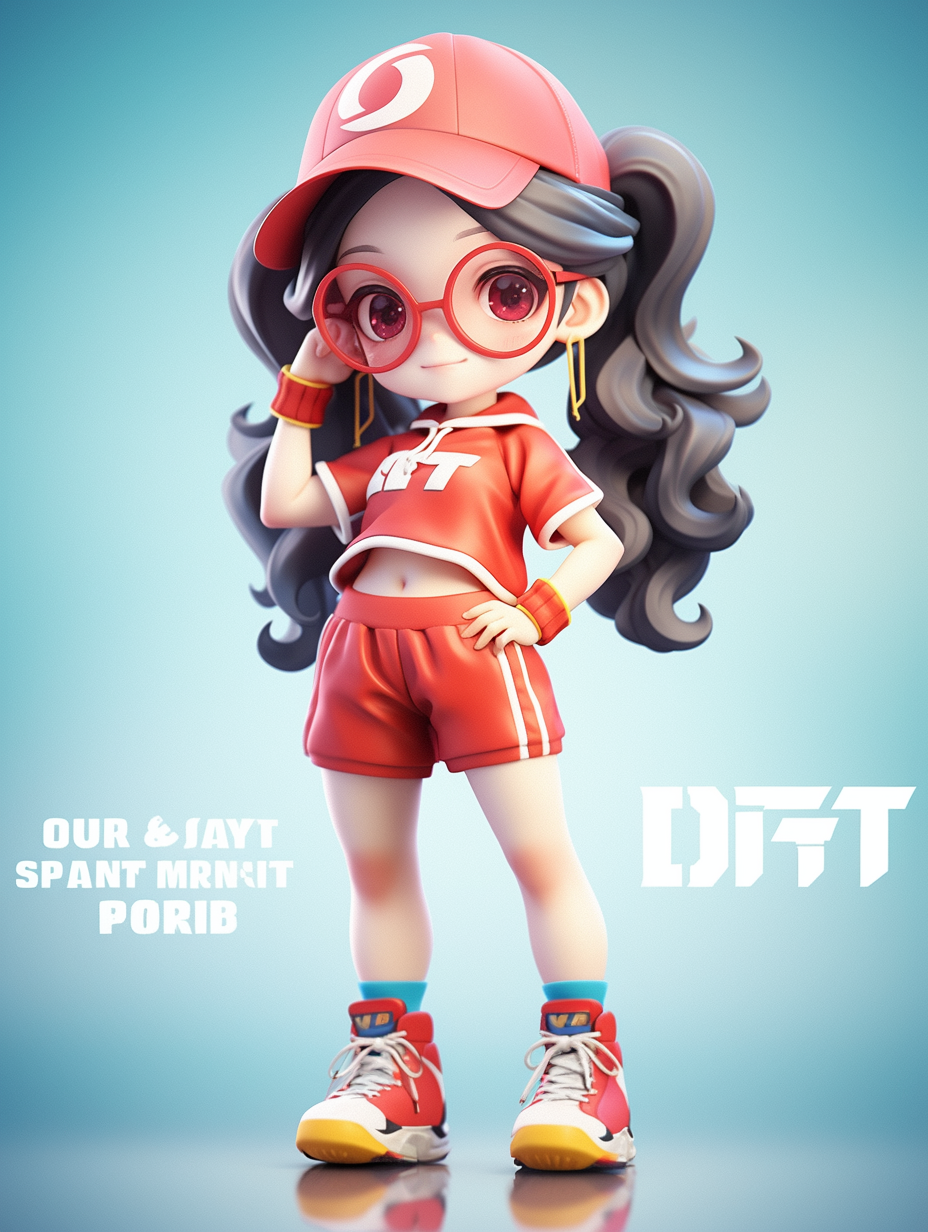 AI绘画古迪士尼风格小女孩图片