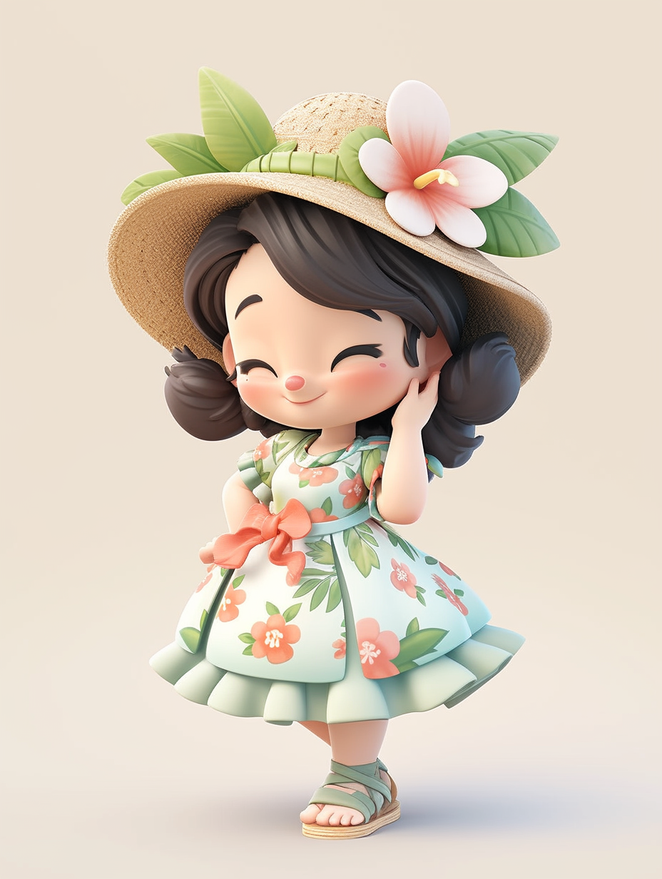 迪士尼风格小女孩图片免费下载