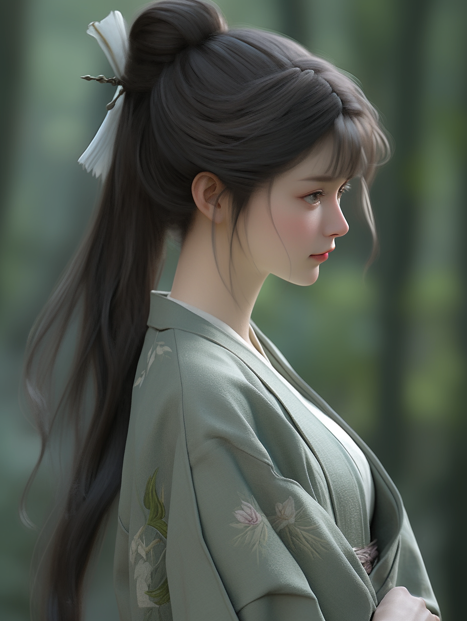 AI生成汉服女孩图片免费下载