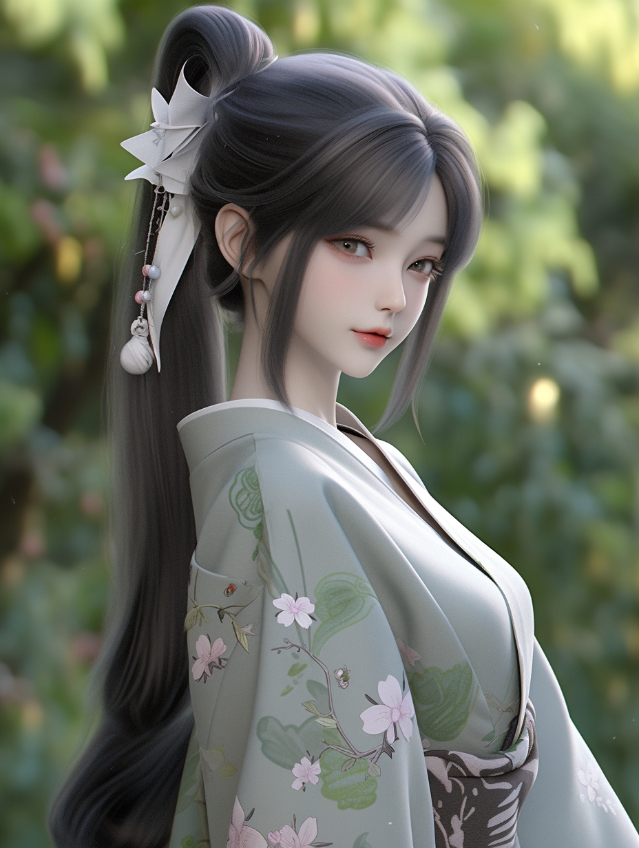 3D可爱女孩图片免费下载