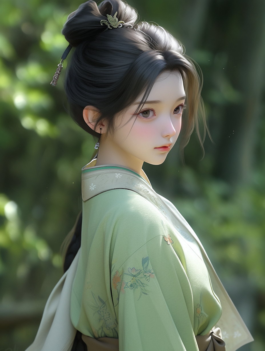 汉服女孩图片免费下载