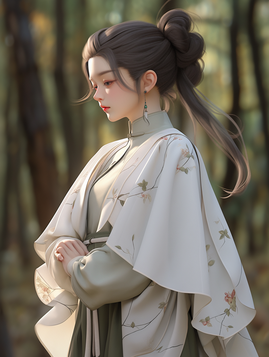 3D可爱女孩图片免费下载