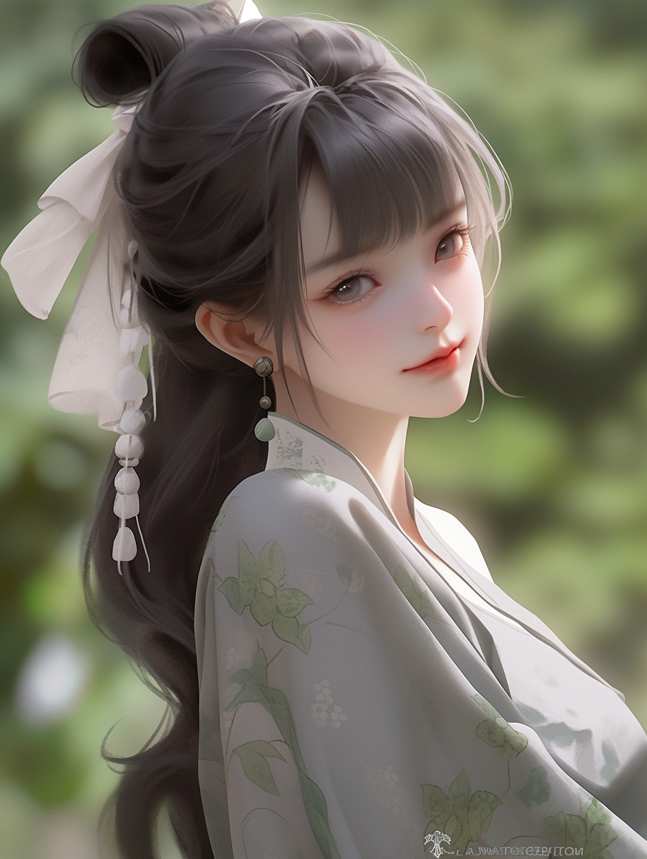 AI生成汉服女孩图片免费下载