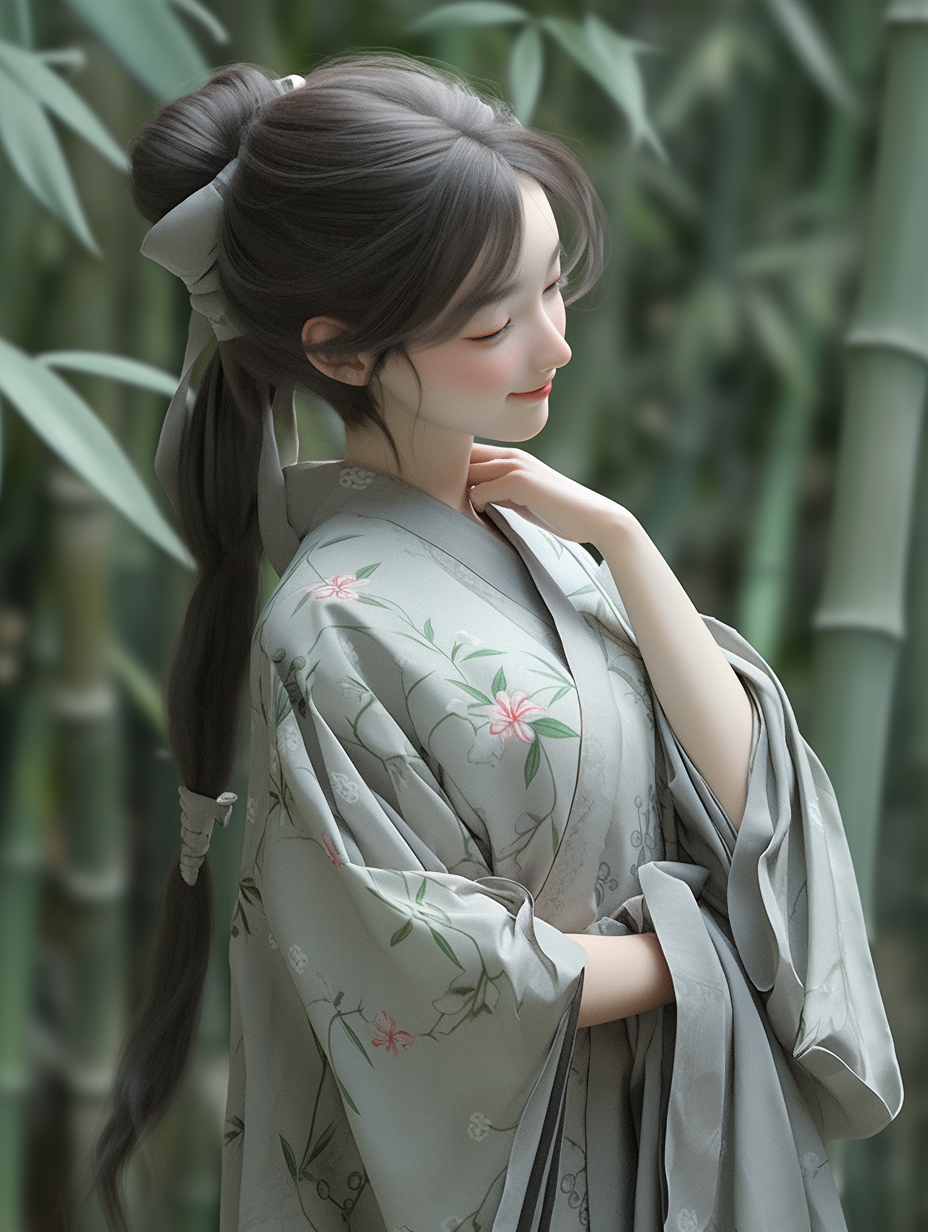 汉服女孩手机壁纸图片下载