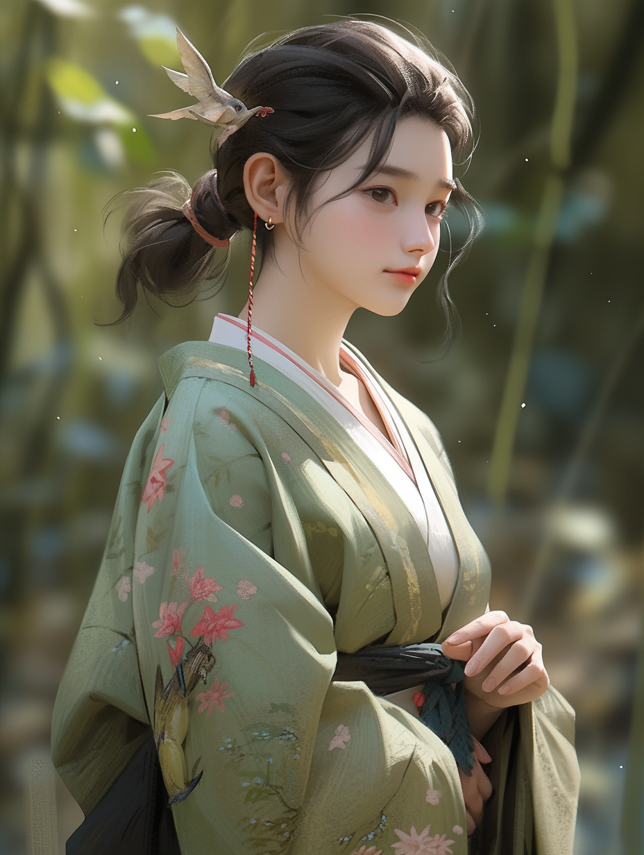 3D可爱女孩图片免费下载