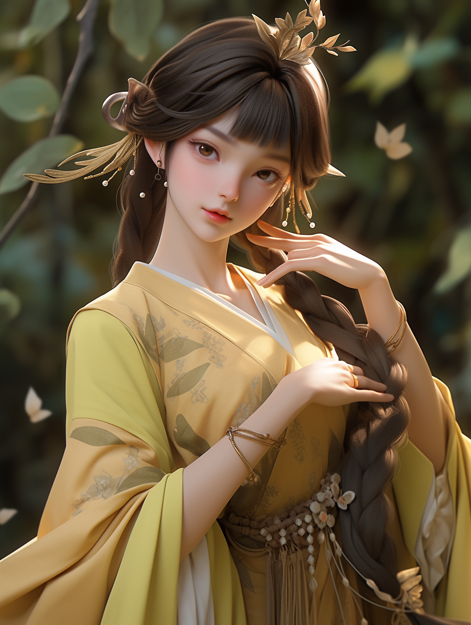 汉服女孩图片免费下载