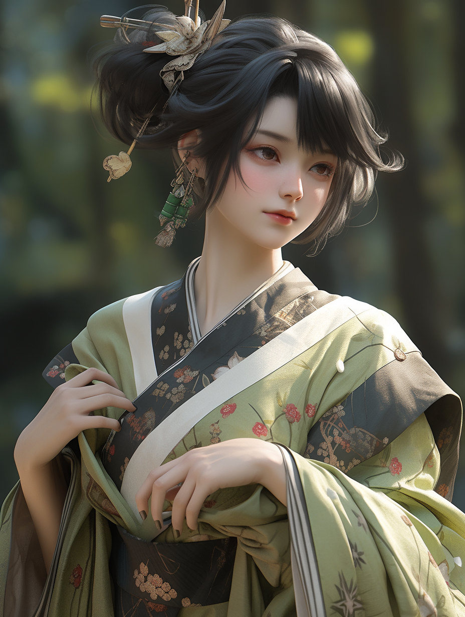 3d古风女孩图片免费下载