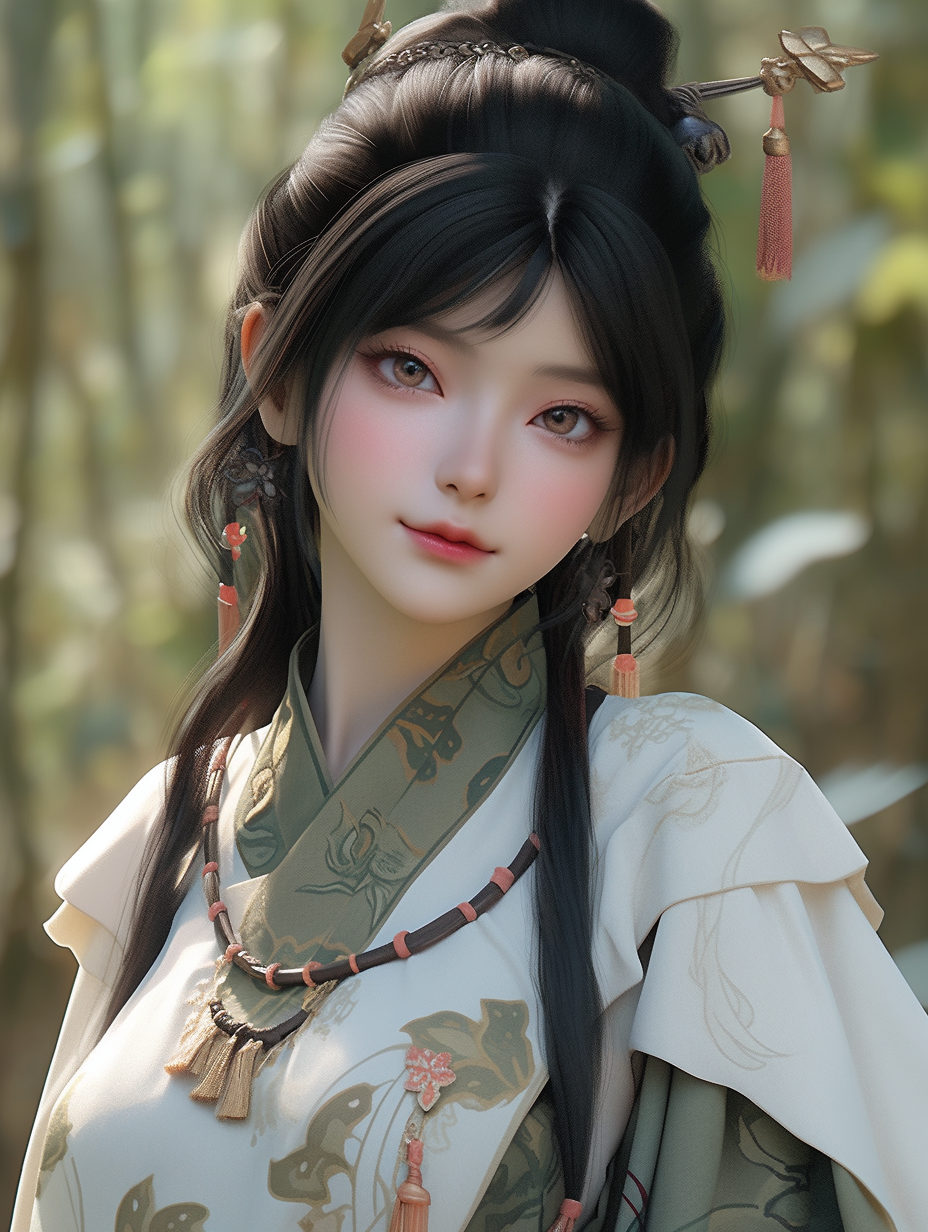 汉服女孩手机壁纸图片下载