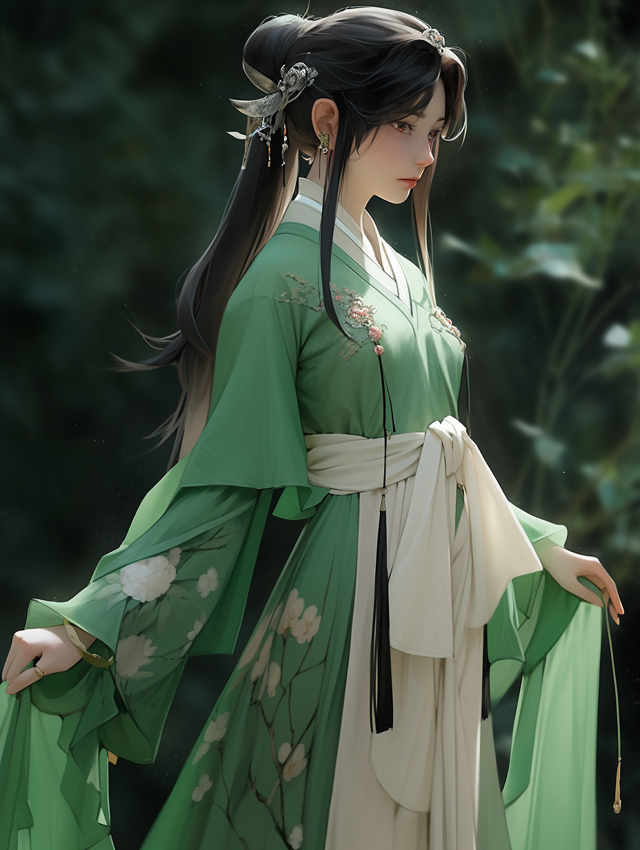 3d古风女孩图片免费下载