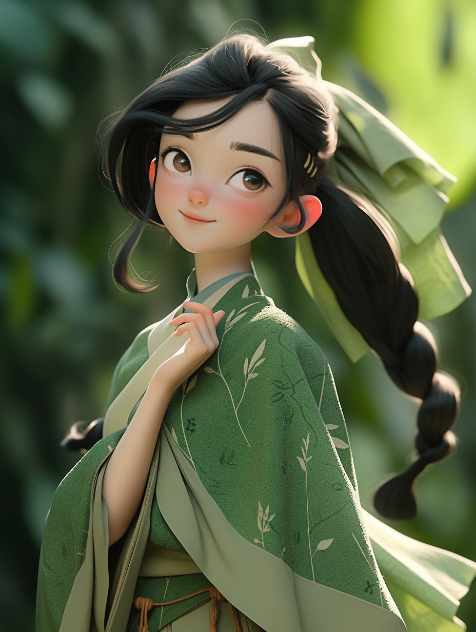 AI绘画古风美人图片