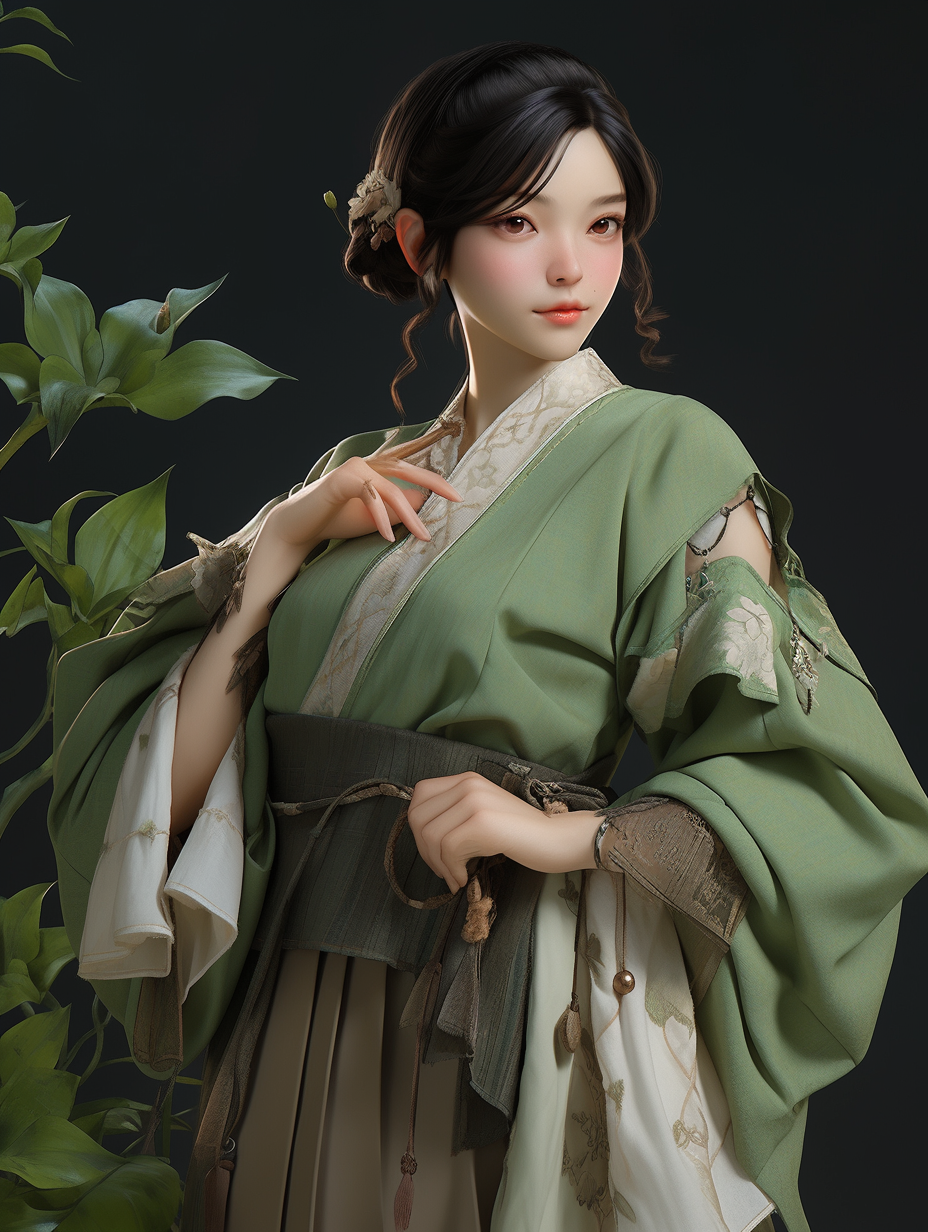 古风女孩手机壁纸图片下载