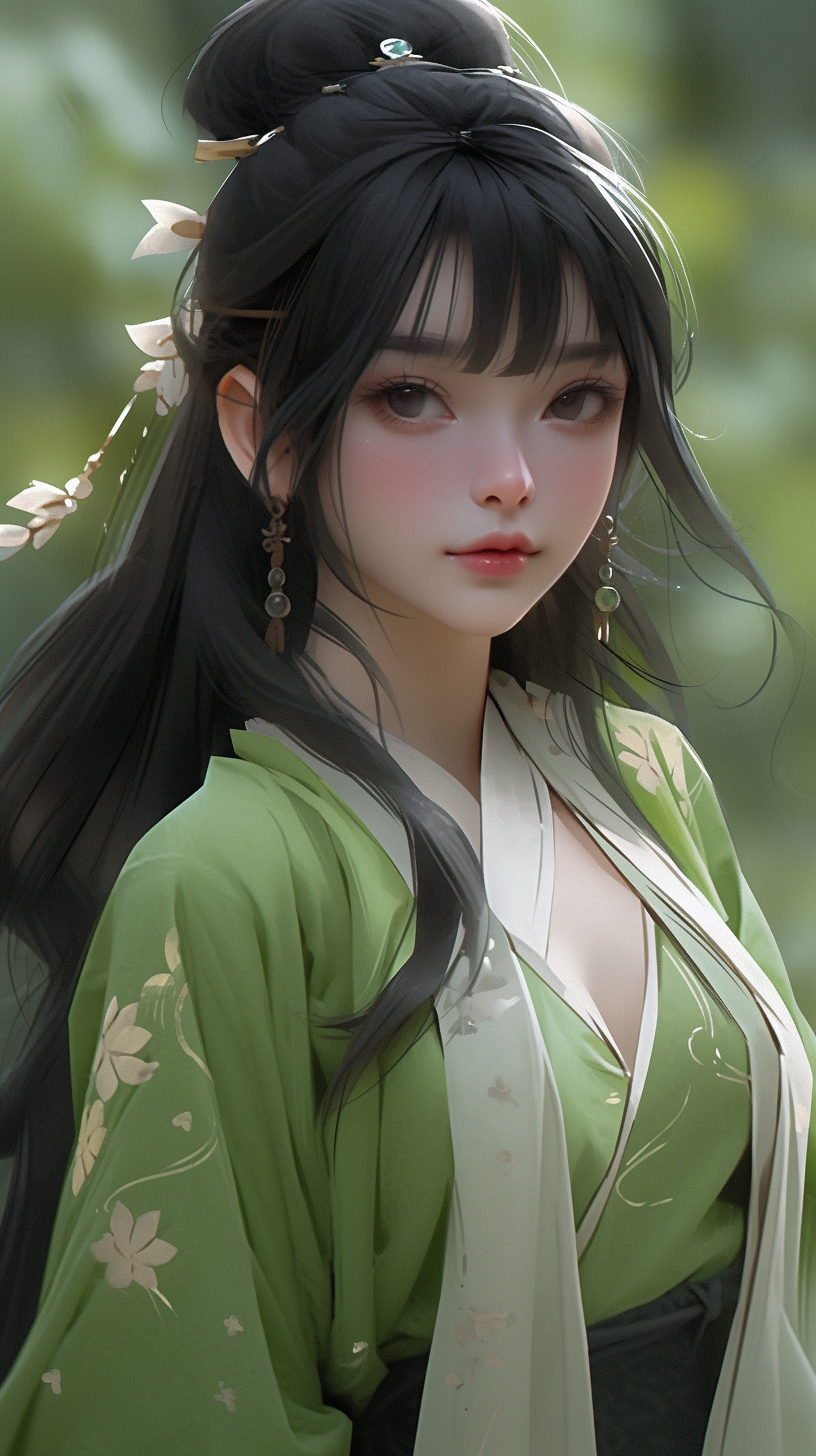 汉服女孩图片免费下载