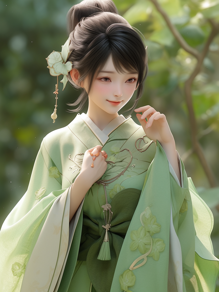 3d古风女孩图片免费下载