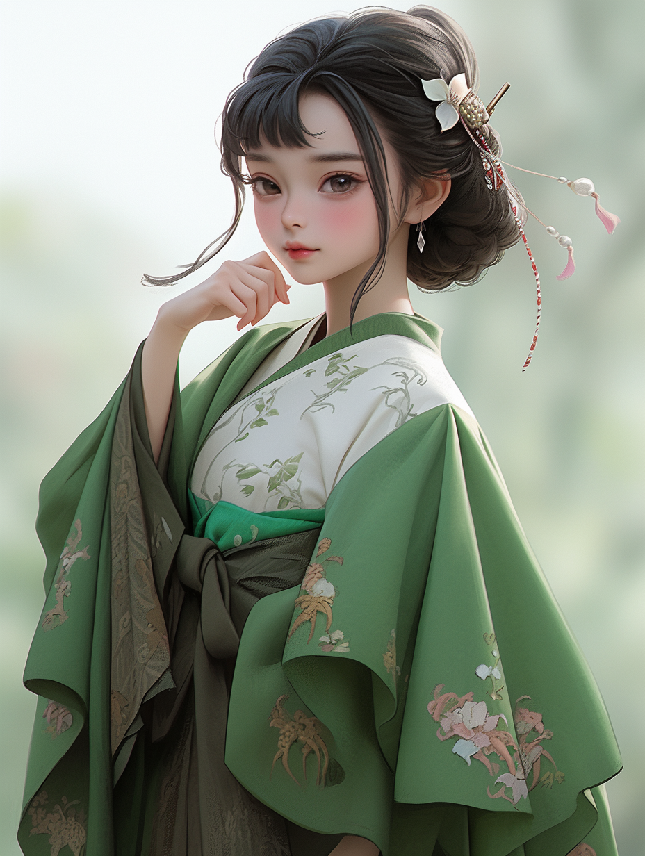 汉服女孩图片免费下载