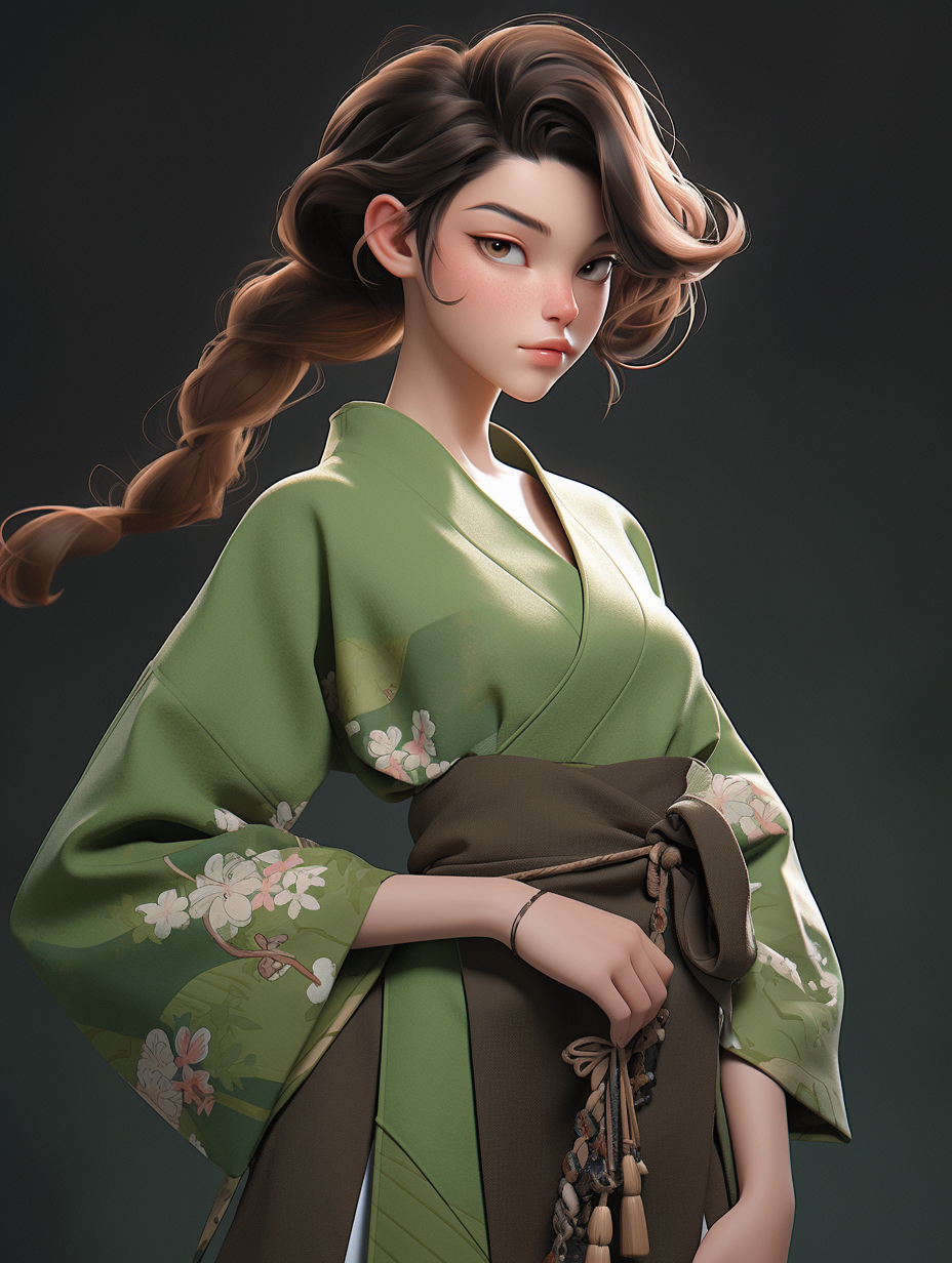 AI生成汉服女孩图片免费下载