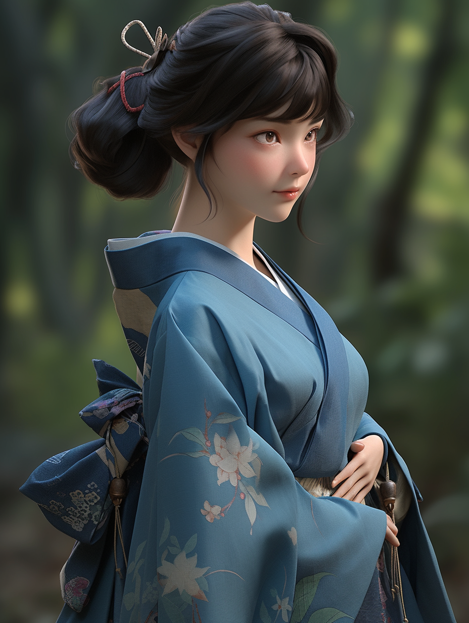 AI绘画古风美人图片