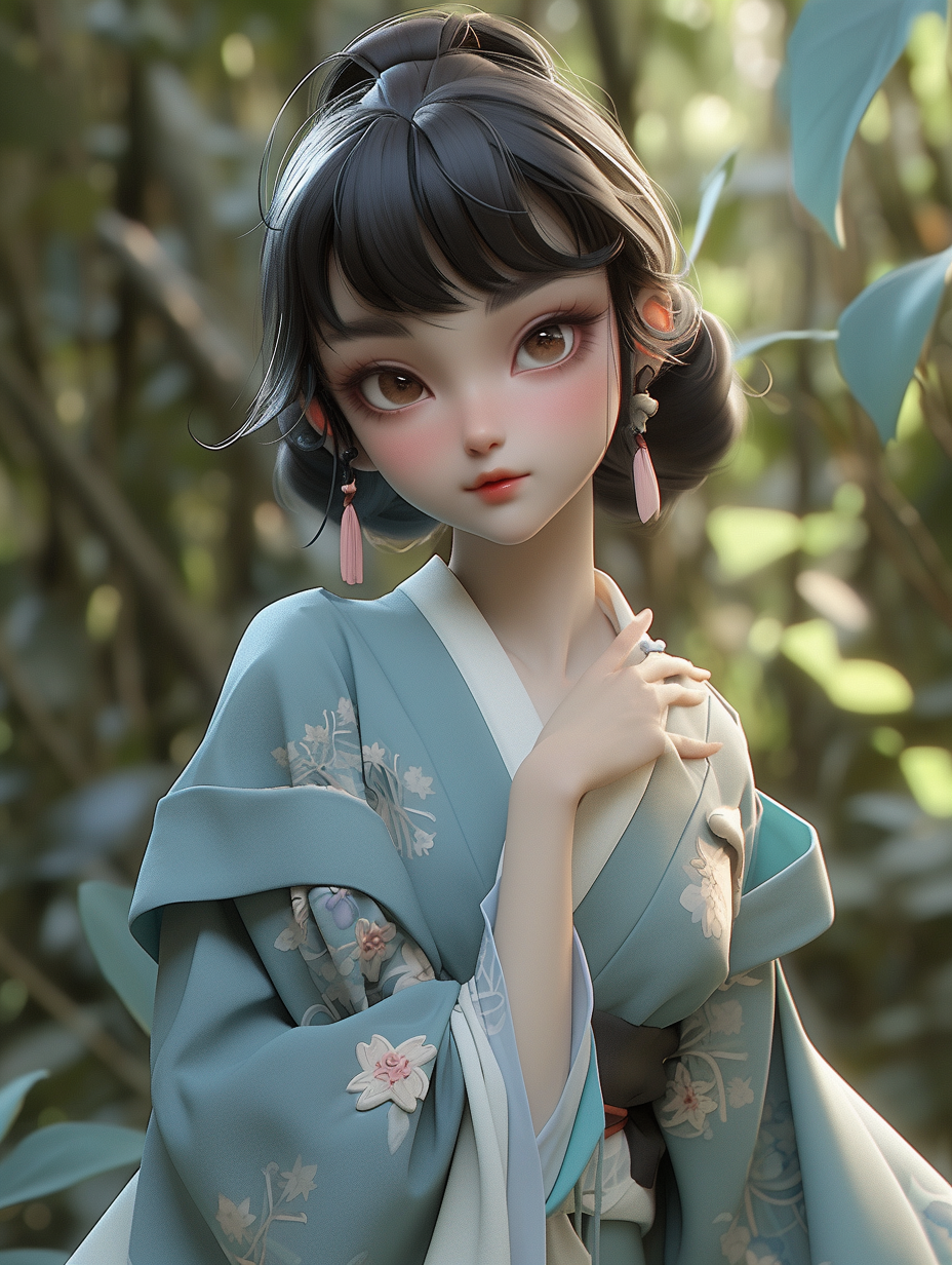 汉服女孩手机壁纸图片下载