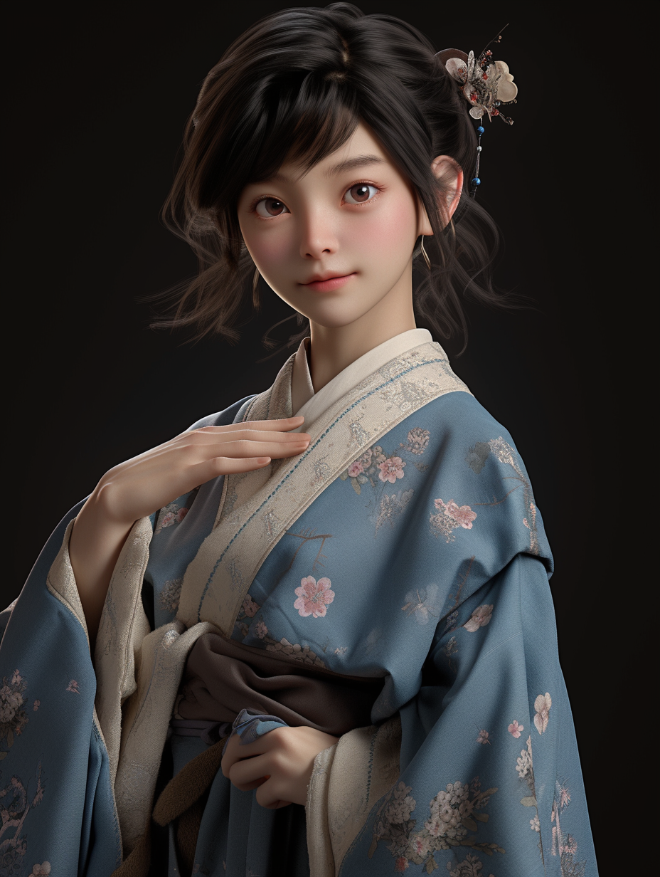 汉服女孩图片免费下载