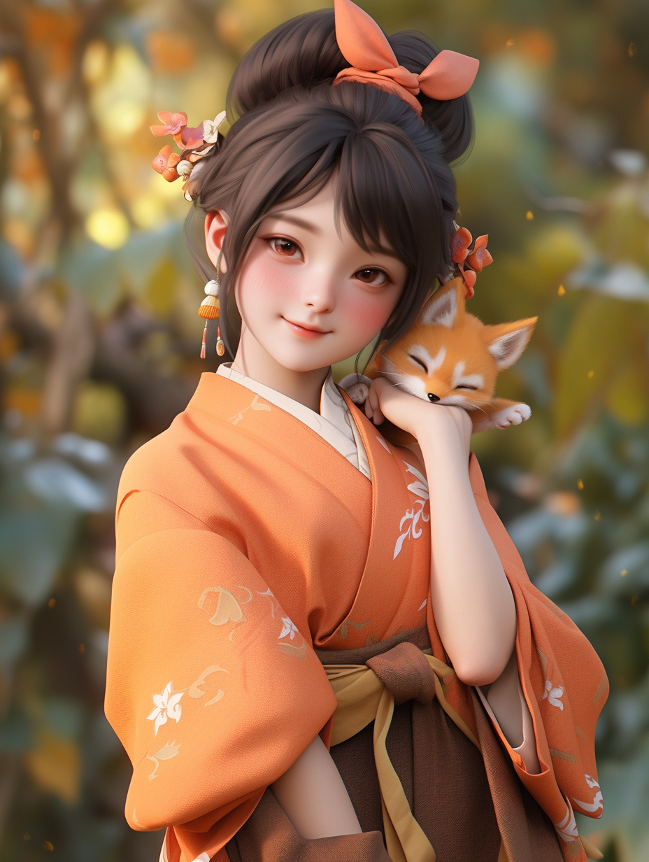 汉服女孩手机壁纸图片下载