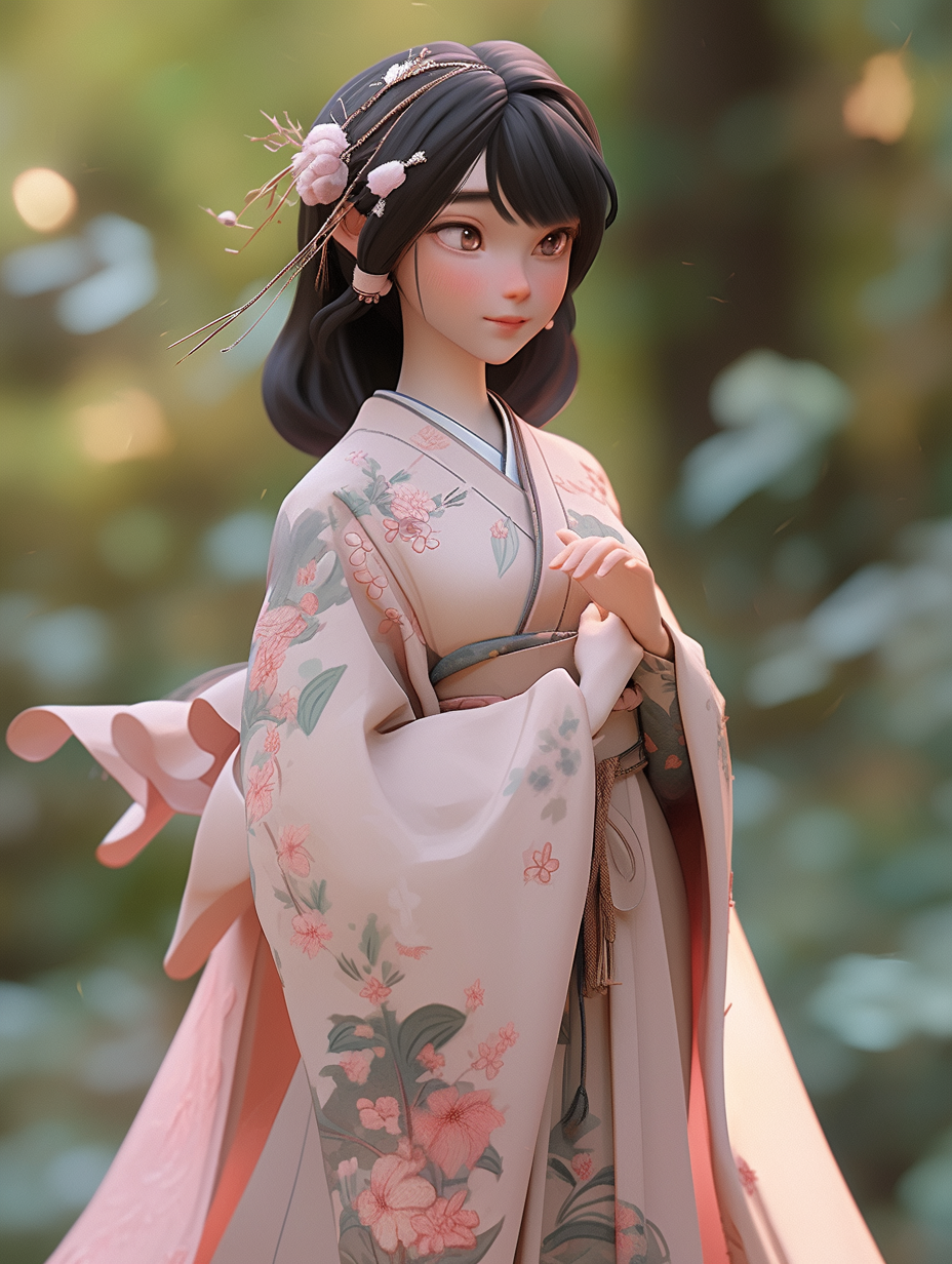 AI绘画古风美人图片