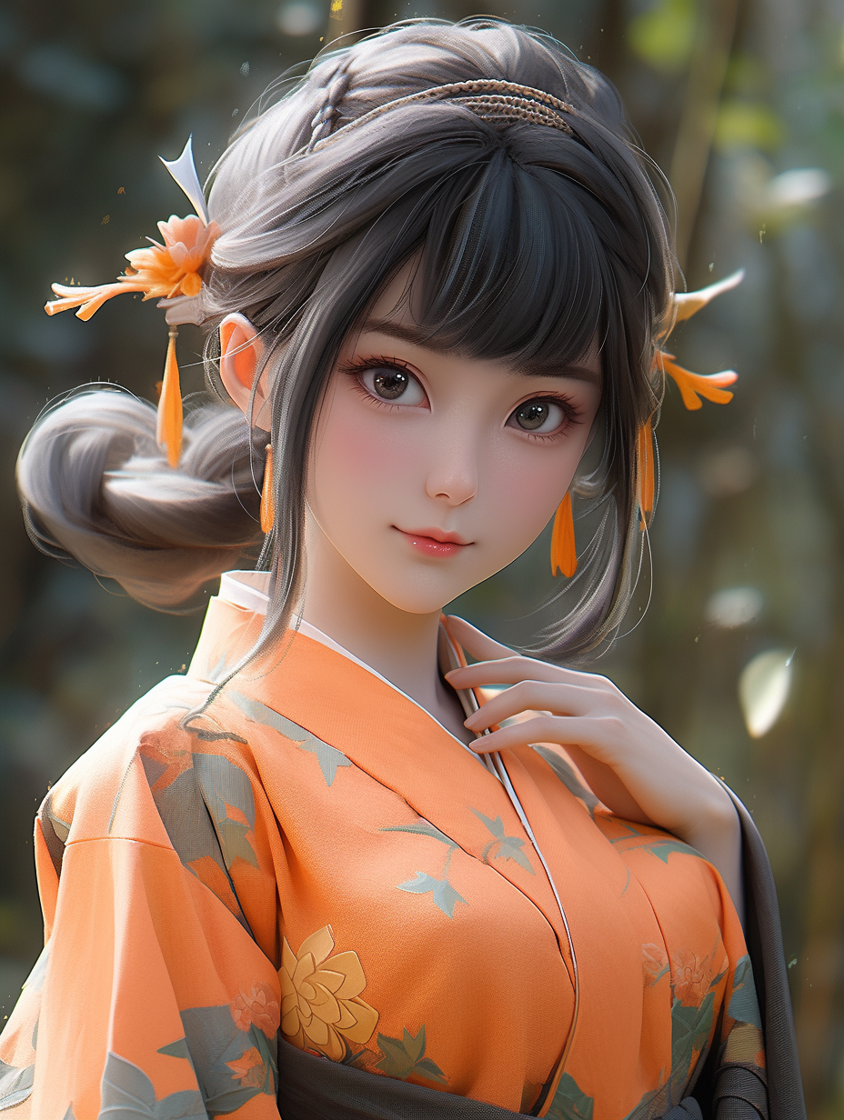 AI绘画古风美人图片