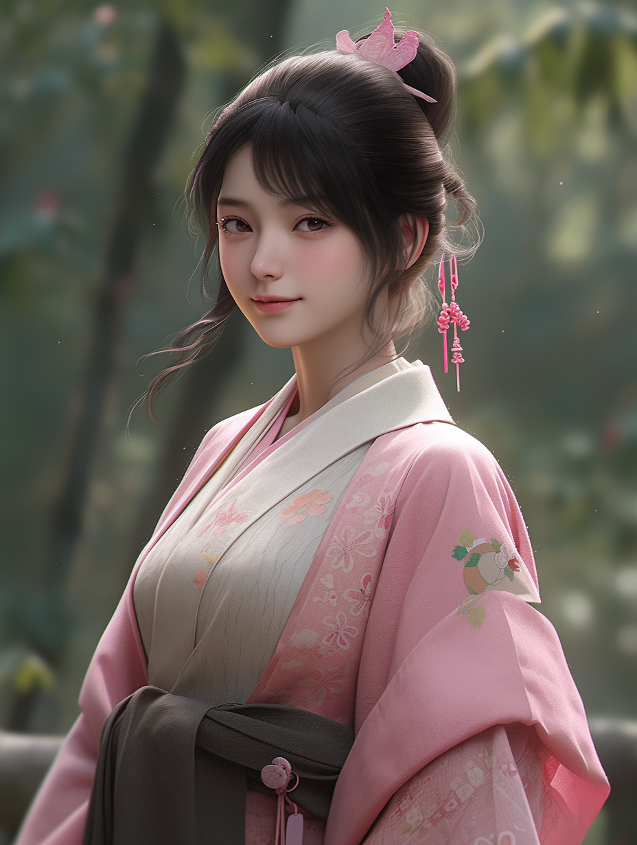 汉服女孩图片免费下载