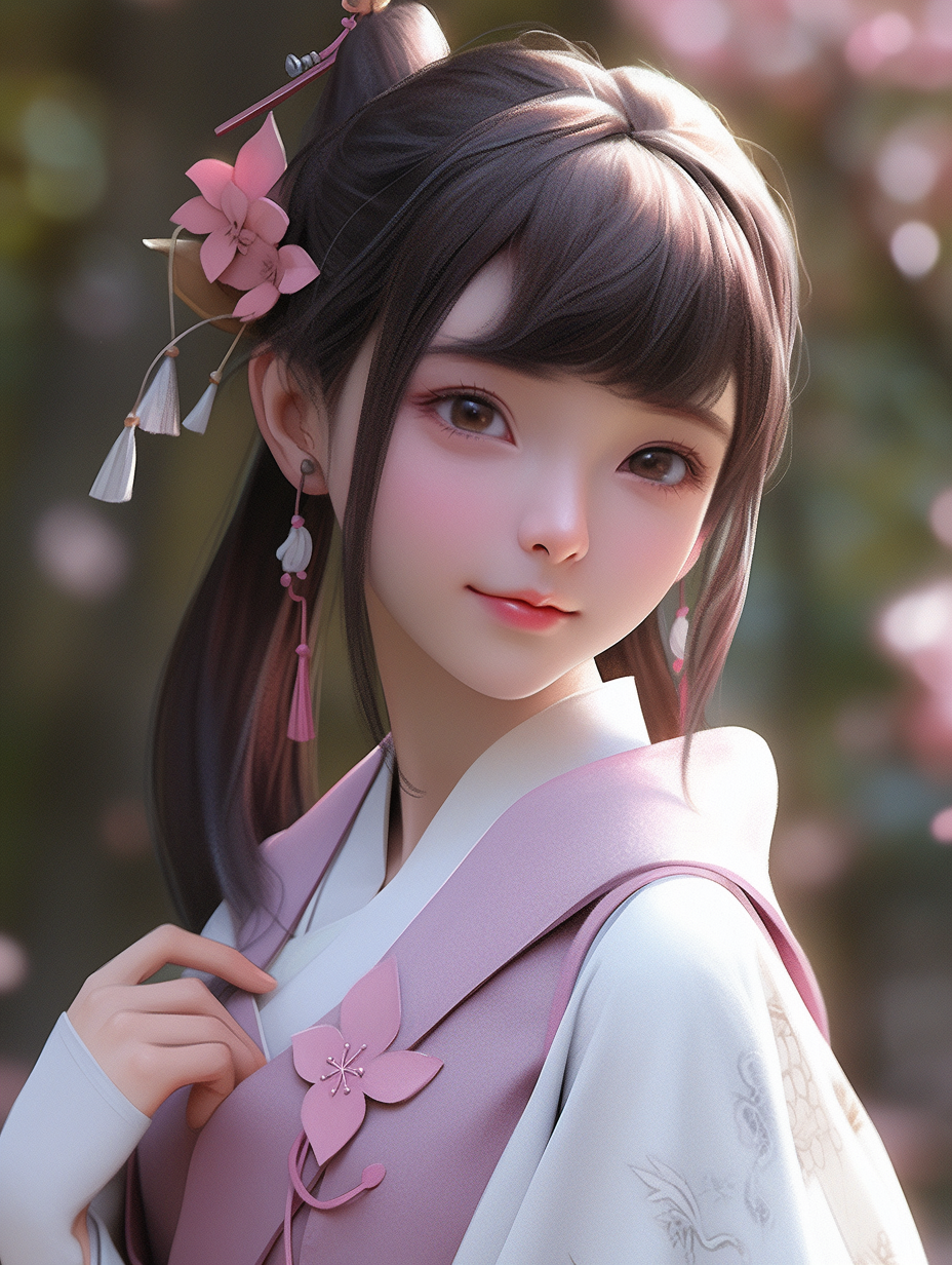 汉服女孩图片免费下载