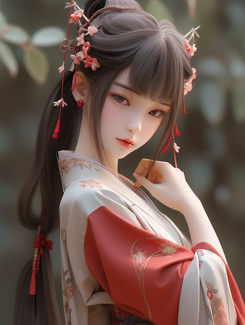 汉服女孩图片免费下载