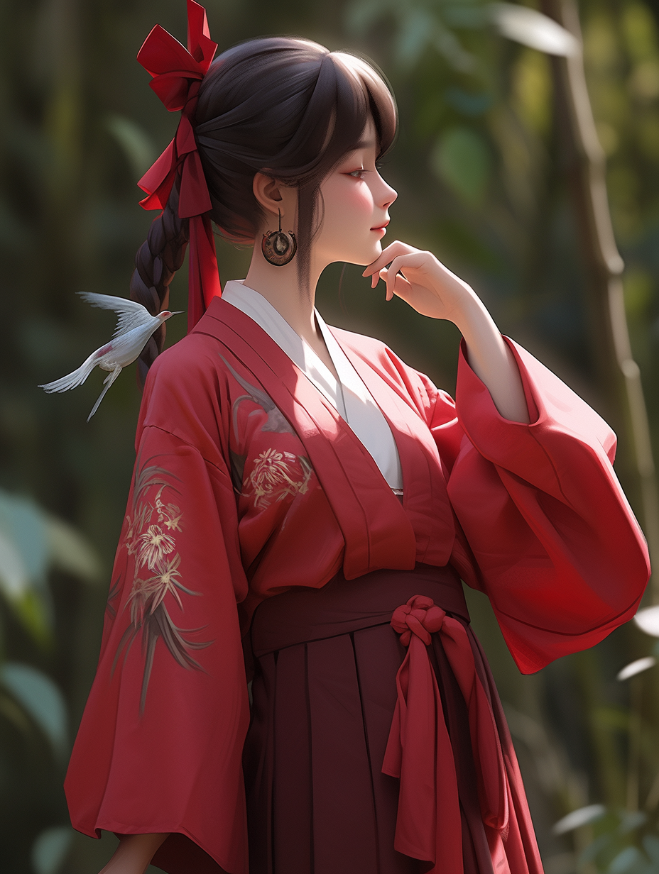 3D可爱女孩图片免费下载