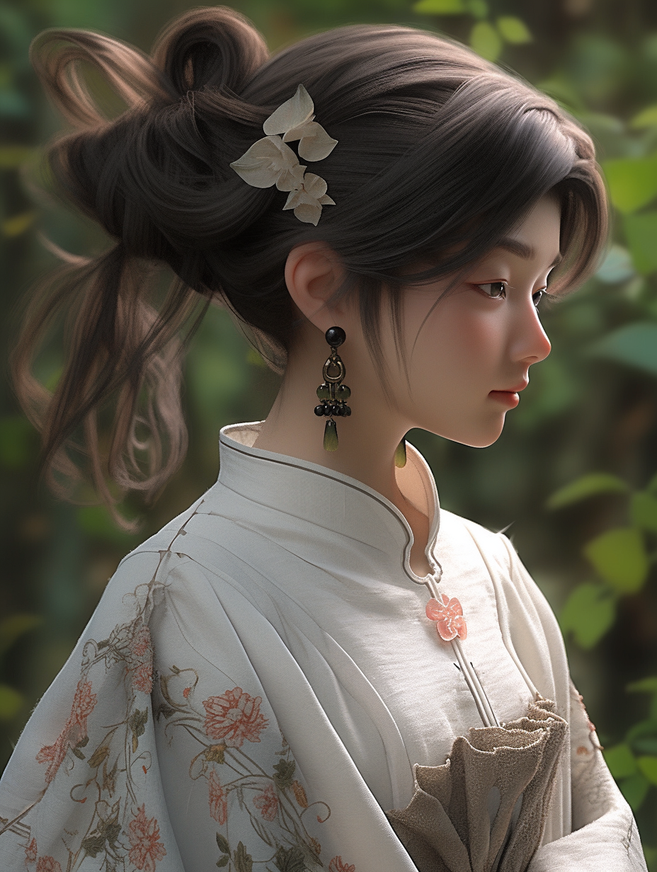 3d古风女孩图片免费下载