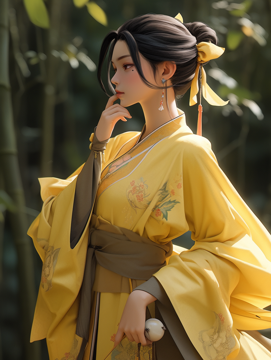 AI生成汉服女孩图片免费下载