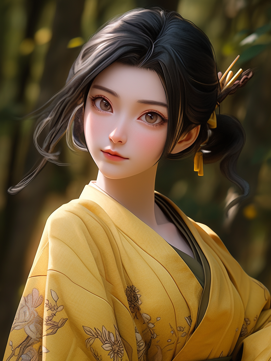 AI生成汉服女孩图片免费下载