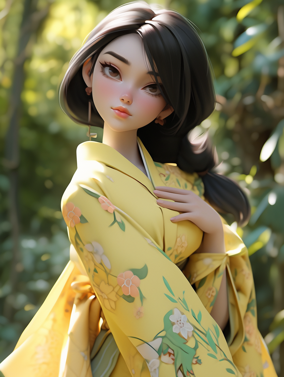 AI绘画古风美人图片